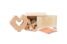 Load image into Gallery viewer, Eco Bricks 24 Piece Natural Wooden Set