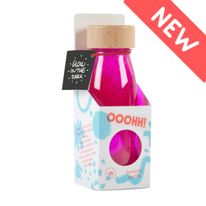 Petit Boum Float Sensory Bottle - Fluo Pink