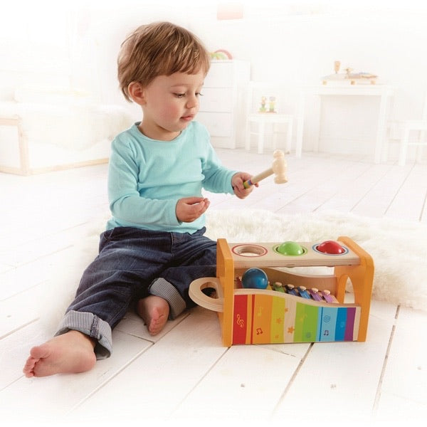 Hape early melodies pound and sales tap bench