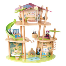 Load image into Gallery viewer, Hape Green Planet Explorers Panda Bamboo House