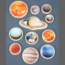 Load image into Gallery viewer, Tickit Wooden Solar System Discs - Pk11