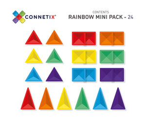 Connetix Rainbow Mini Pack 24 pc