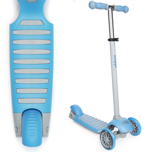 Boppi 3-Wheel Kids Scooter Age 3-8 - Blue