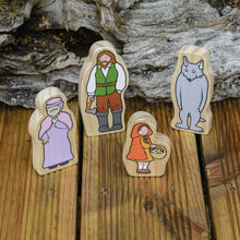 Load image into Gallery viewer, Yellow Door Little Red Riding Hood Wooden Characters