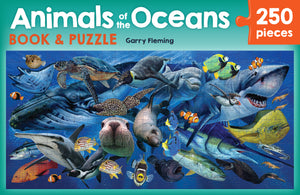 Book and Puzzle - ANIMALS OF THE OCEAN