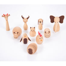 Load image into Gallery viewer, TickiT Wooden Animal Friends - Pk10 - Isaac’s Treasures