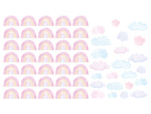 Load image into Gallery viewer, Pastelowelove Mini Pink Rainbow Wall Stickers