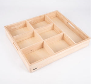 Tickit Wooden Sorting Tray - 7 Way
