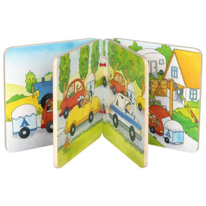 Goki Wooden Picture Book - Going on Holiday
