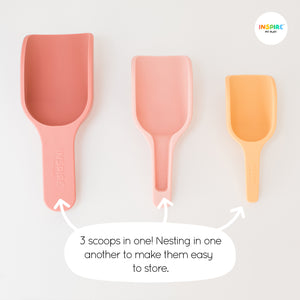 Inspire My Play Nesting Scoop Set - Coral Yellow