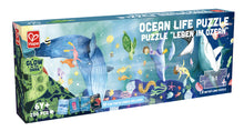 Load image into Gallery viewer, Hape 200pc Ocean Life Puzzle Glow in the Dark 1.5m