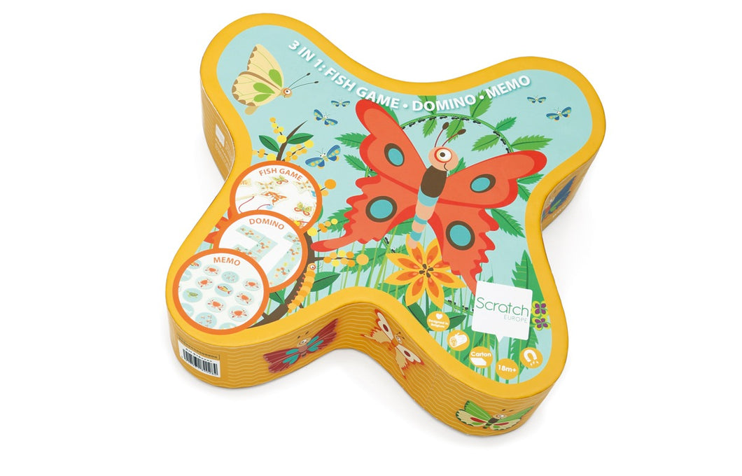 Scratch Game 3-in-1 Butterfly Game