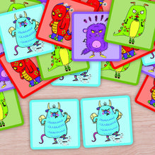 Load image into Gallery viewer, Learnwell Moji Monster Card Game - Isaac’s Treasures