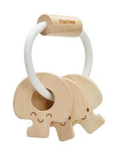 Plan Toys Baby Key Rattle Natural