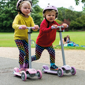 Boppi 3-Wheel Kids Scooter Age 3-8 - Pink