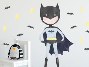 Pastelowelove Superhero Wall Stickers