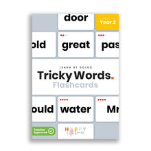 Load image into Gallery viewer, Happy Little Doers Tricky Words Flashcards - Year 2