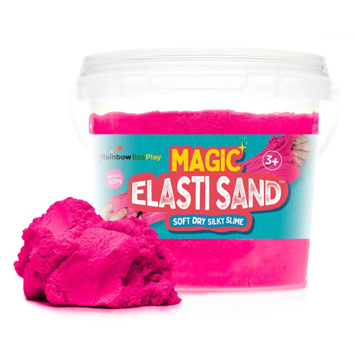 Rainbow Eco Play Magic Elasti Sand Pink - 300g
