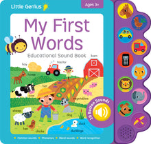 Load image into Gallery viewer, Little Genius My First Words Sound Book