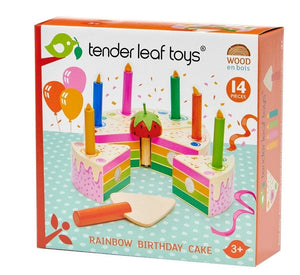Tenderleaf Rainbow Birthday Cake