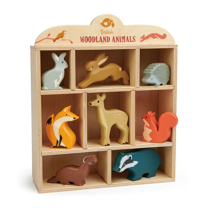 Tenderleaf 8 Woodland Animals & Shelf