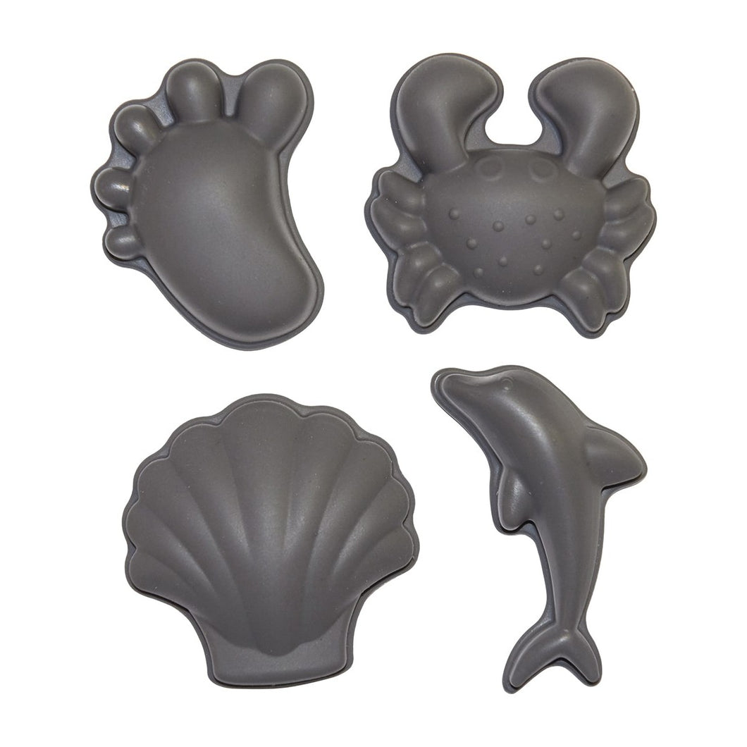 Scrunch Sand Moulds Footprint Set - Anthracite Grey