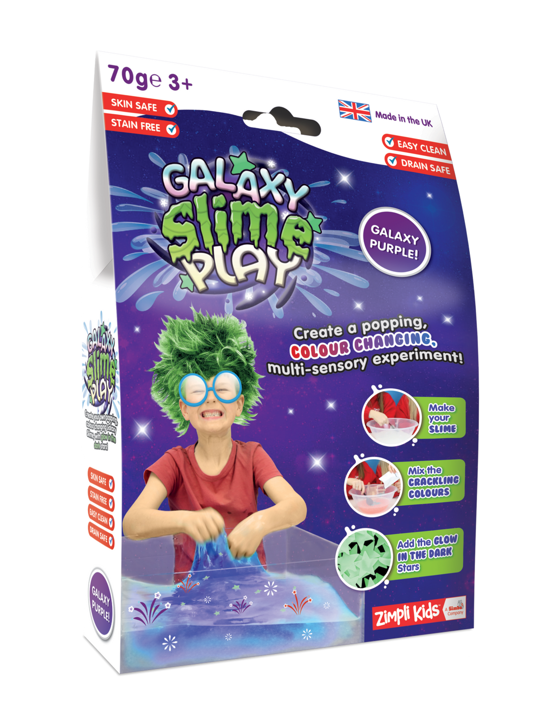 Zimpli Kids Galaxy Slime Play 40g