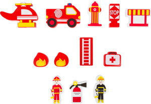 Small Foot Fire Brigade Themed Play Set