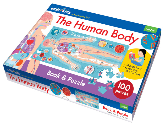 Whiz Kids Book Puzzle - Human Body