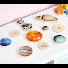 Load image into Gallery viewer, Tickit Wooden Solar System Discs - Pk11