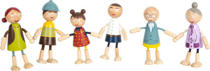 Small Foot Wooden Bending Dolls Family