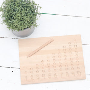 Numbers Abacus Tracing Board