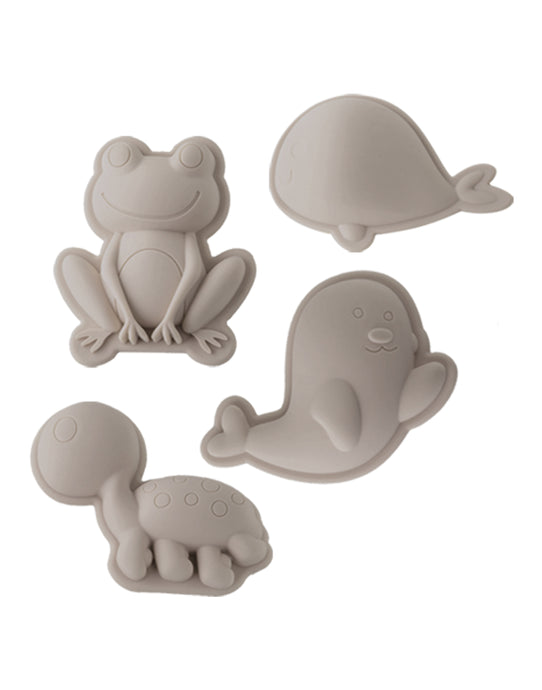 Scrunch Sand Moulds Frog Set - Mushroom