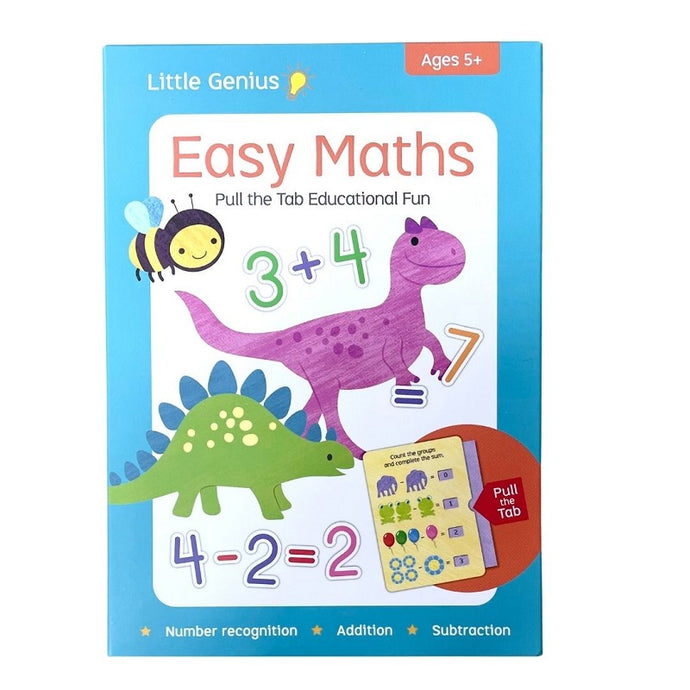 Little Genius Pull the Tab Flashcards: Easy Maths