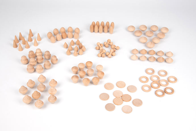 Tickit Wooden Treasures Natural Set - Pk120