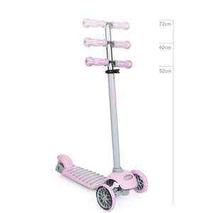 Boppi 3-Wheel Kids Scooter Age 3-8 - Pink