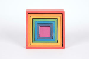 Tickit Rainbow Architect Squares - 7Pc
