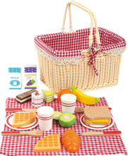 Load image into Gallery viewer, Small Foot Breakfast Picnic Basket