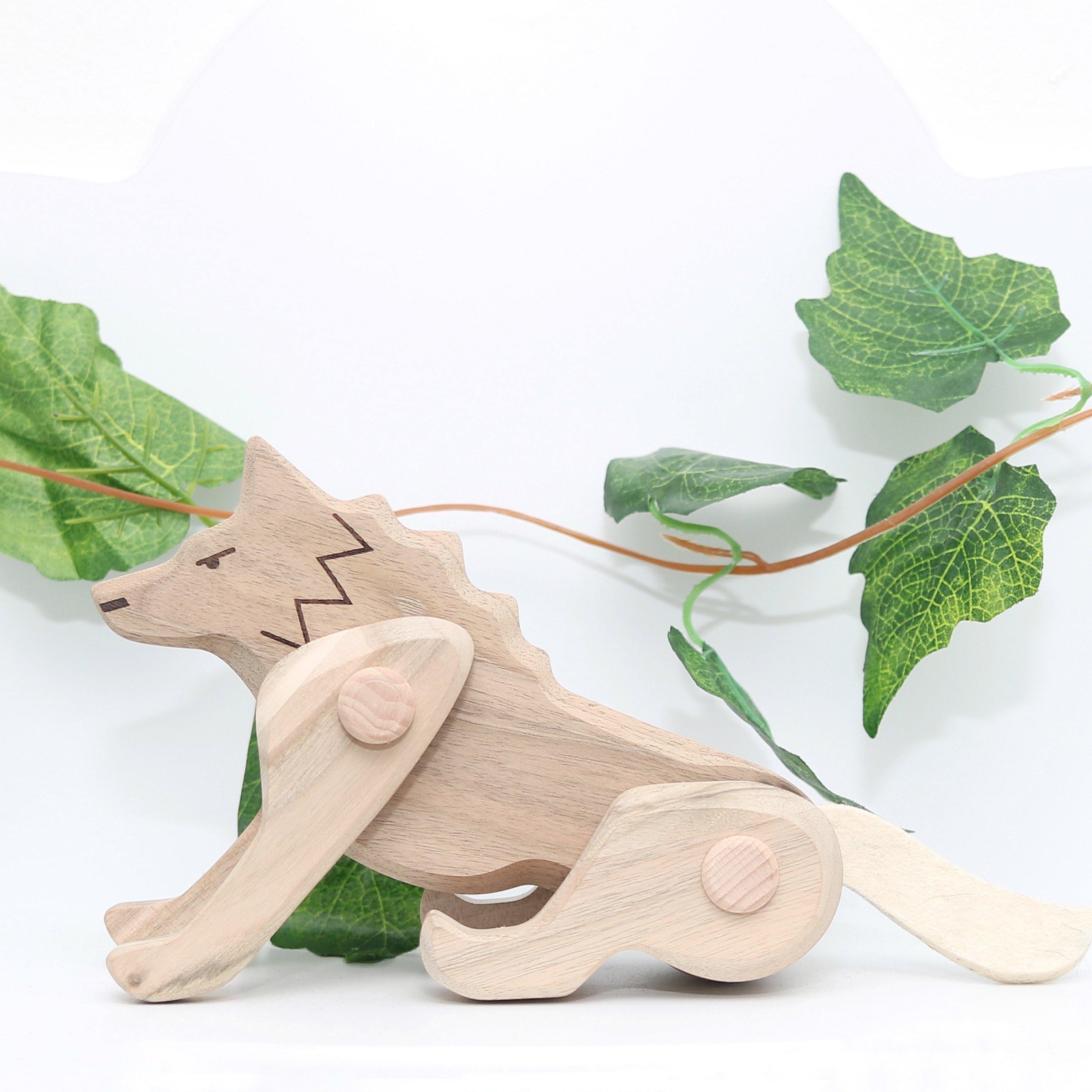 Bajo Wolf Wooden Toy - TOBE Design – The Future Image