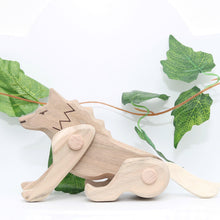 Load image into Gallery viewer, Bajo Tobe Wolf Wooden Figure - Isaac’s Treasures