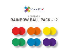 Load image into Gallery viewer, Connetix 12 Pc Rainbow Replacement Ball Pack