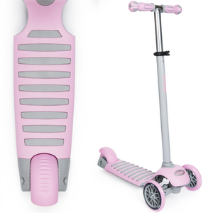 Boppi 3-Wheel Kids Scooter Age 3-8 - Pink