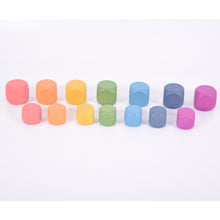 Load image into Gallery viewer, Tickit Loose Parts Rainbow Wooden Cube 50mm Single &amp; Sets