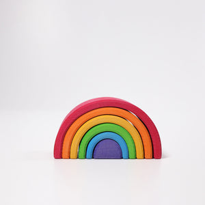 Wooden Rainbow Stacking Toy, Small Pastel Rainbow Stacker, 6 Piece Rainbow  Stacking Toy for Baby/Toddlers/Kids, Montessori Education Pastel Rainbow  Decor 