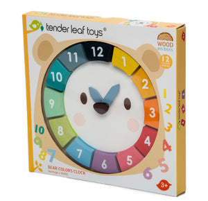 Tenderleaf Bear Colours Clock