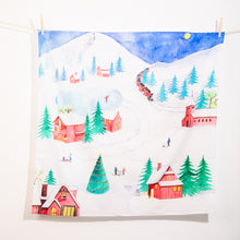Load image into Gallery viewer, Wondercloths  - A Winter Village - Maxi