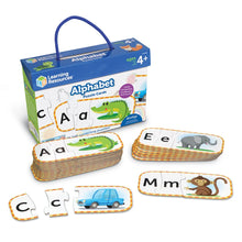 Load image into Gallery viewer, Learning Resources Upper &amp; Lowercase Alphabet Puzzle Cards
