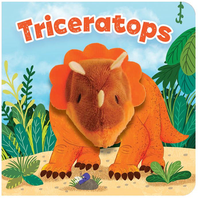 Triceratops Chunky Finger Puppet Book