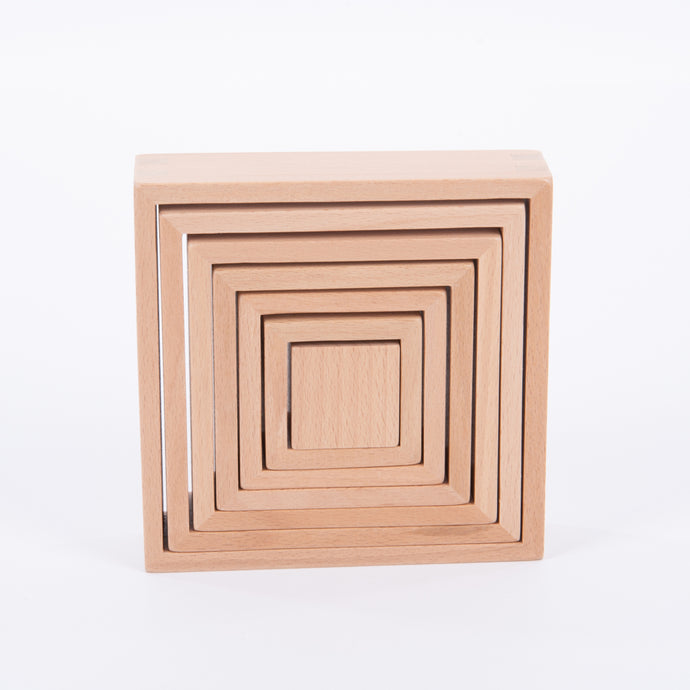Tickit Natural Architect Squares - 7Pc