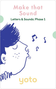 Yoto Audio Card - Phonics: Letters & Sounds: Phase 1